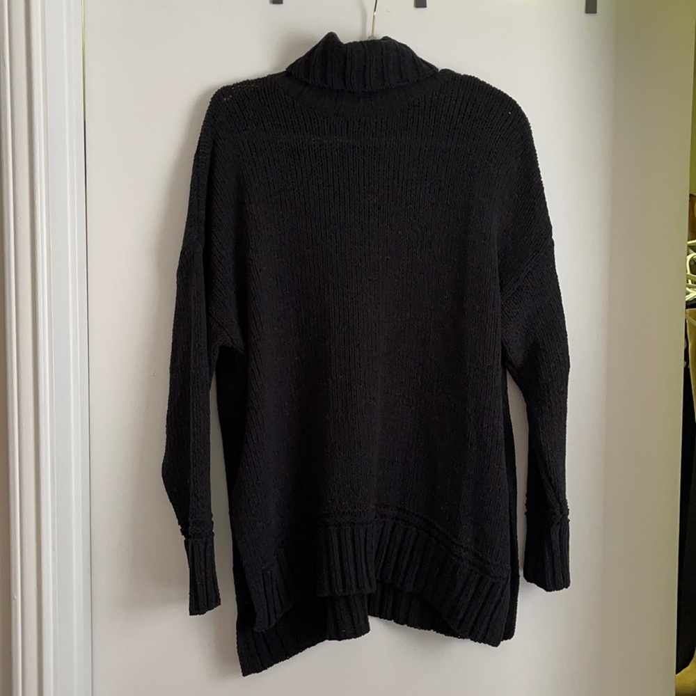 Black turtle neck